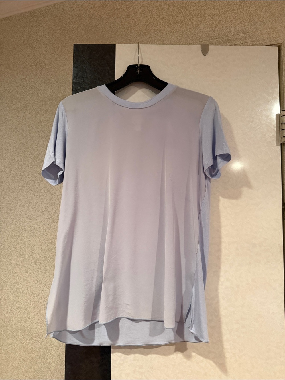 MaxMara Pale Blue Short Sleeve Crewneck Shirt